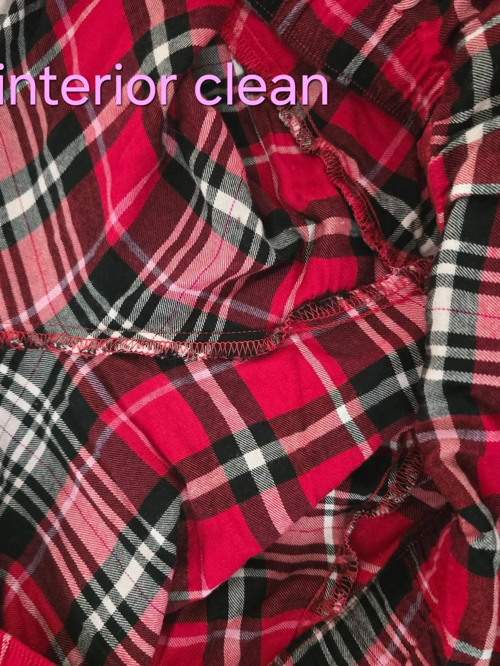 Victoria’s Secret Red Plaid Pajama Lounge Pants XXL Regular
